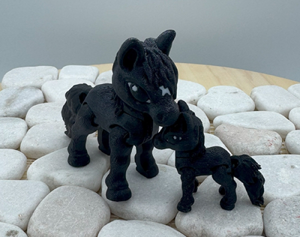 Tiny Horse mit Baby - Okke